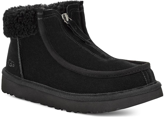 (W) UGG Funkarra Suede Bulu Kolar Zip 'Hitam' 1143955-BLK Order (W) UGG Funkarra Suede Bulu Kolar Zip 'Hitam' 1143955-BLK