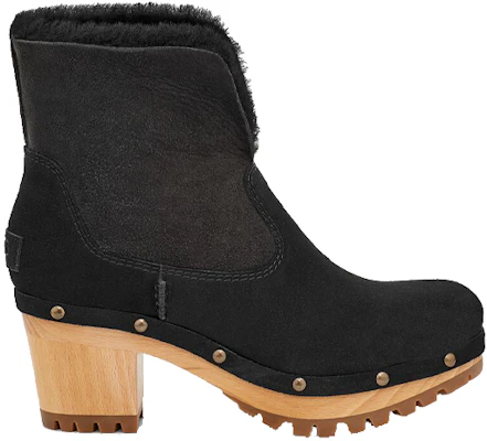 (Women) UGG Short Boot 'Soft Suede Chunky Heel Black' 1120736-BLKS Order (Women) UGG Short Boot 'Soft Suede Chunky Heel Black' 1120736-BLKS