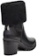 Lookbook (Women) UGG Short Boot with Chunky Heel and Zipper 'Black Waterproof' 1121063-BLK
