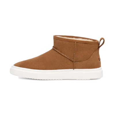 (W) UGG Short Boots 'Brown Suede Round Toe'