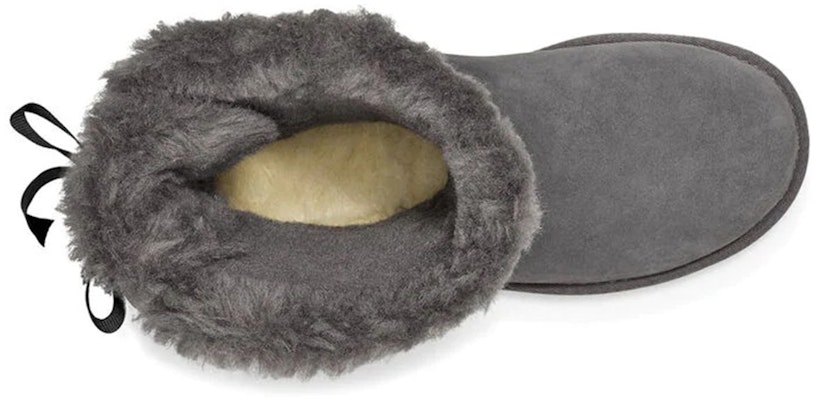 (Women) UGG Short Bow Stiefel Fleece Lined Gray 1110706-CHRC Purchase (Women) UGG Short Bow Stiefel Fleece Lined Gray 1110706-CHRC