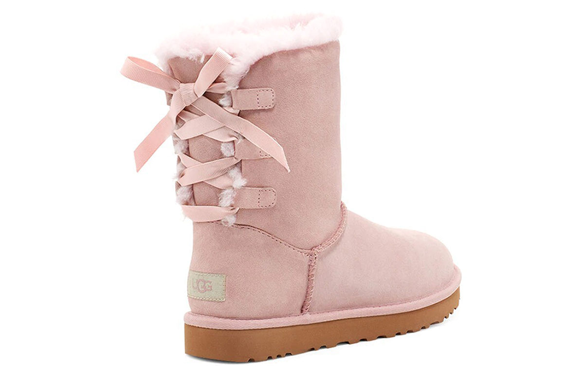Shop (Women) UGG Short Bow Stiefel Snow Boots crystal Pink 1110706-PCRY