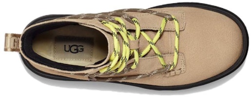 Shop UGG 麂皮 圓頭綁帶 短筒 馬丁靴 6.3cm 女款 棕色