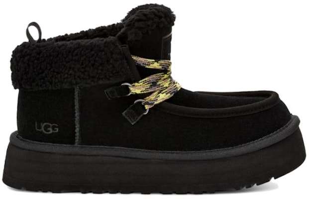 (W) UGGファンカラカフブーツ (ブラック) 1143954-BLK Order (W) UGGファンカラカフブーツ (ブラック) 1143954-BLK