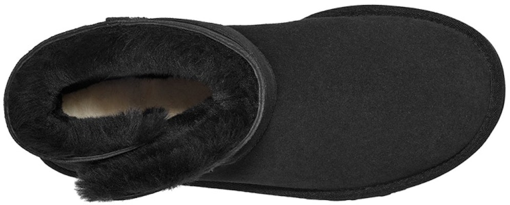 (Women) UGG Mini Bailey Graphic Logo Strap Boots 'Black' 1137073-BLK Shop (Women) UGG Mini Bailey Graphic Logo Strap Boots 'Black' 1137073-BLK