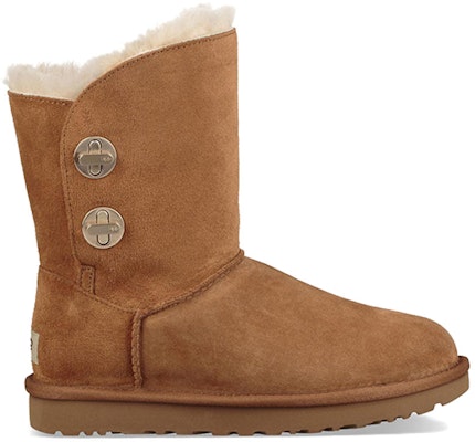 (W) UGG 短款翻锁羊毛衬里棕色靴子 1094933-CHE Order (W) UGG 短款翻锁羊毛衬里棕色靴子 1094933-CHE
