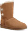 Lookbook (Women) UGG Short Turnlock Fleece Lined Brown 1094933-CHE