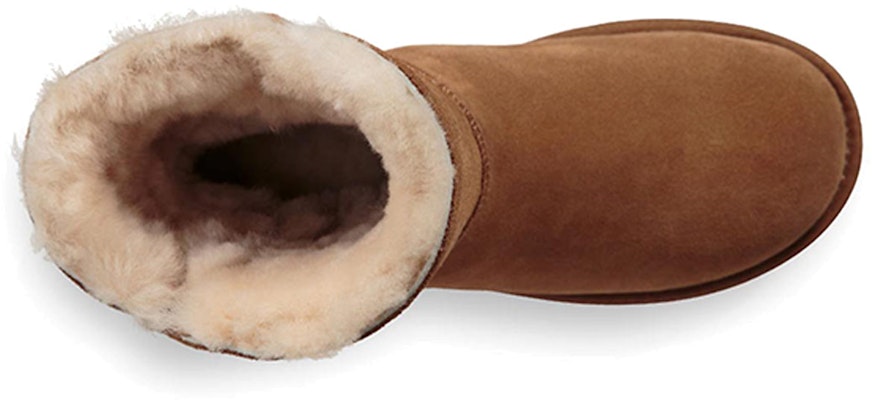 (W) UGG 短款翻锁羊毛衬里棕色靴子 1094933-CHE Purchase (W) UGG 短款翻锁羊毛衬里棕色靴子 1094933-CHE