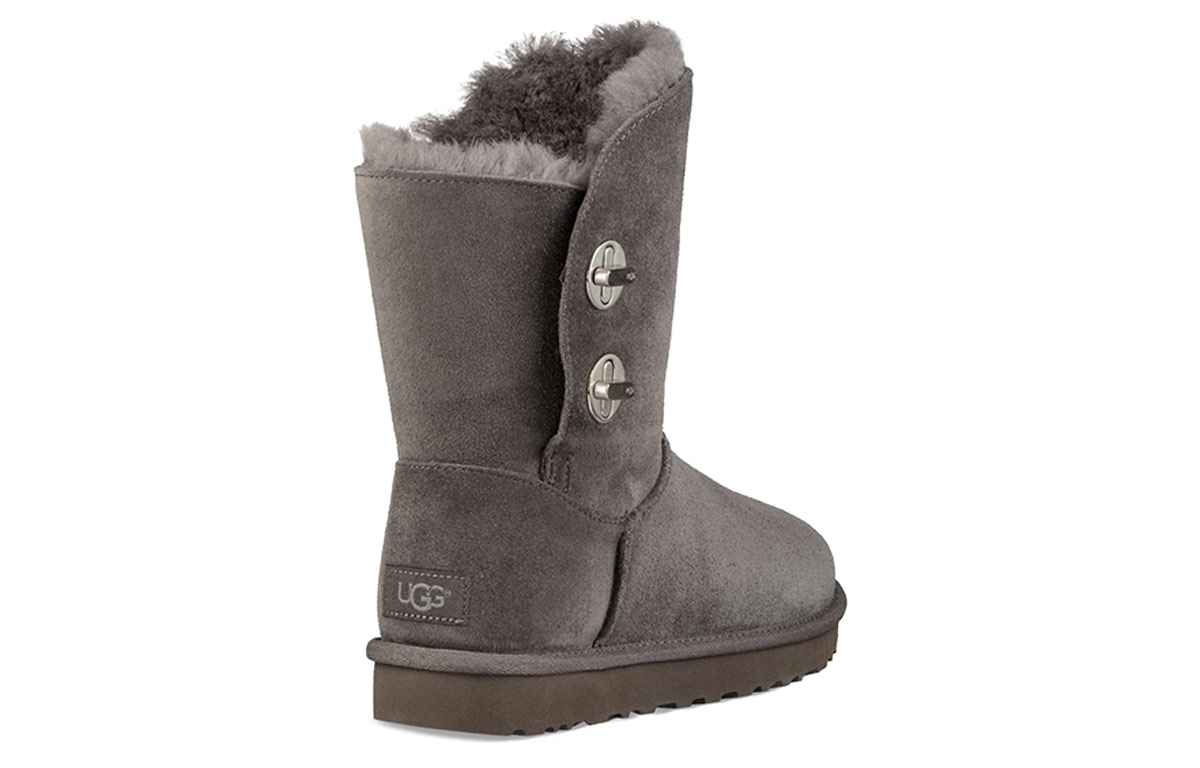 Shop (Women) UGG Short Turnlock Snow Boots Gray 1094933-CHRC