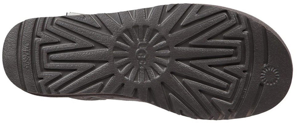 (Women) UGG Short Turnlock Snow Boots Gray 1094933-CHRC Details for (Women) UGG Short Turnlock Snow Boots Gray 1094933-CHRC