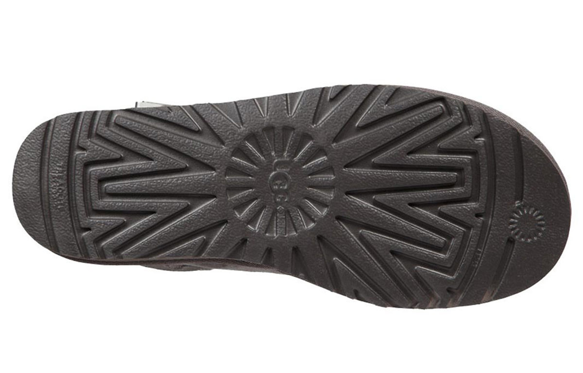 Details for (Women) UGG Short Turnlock Snow Boots Gray 1094933-CHRC
