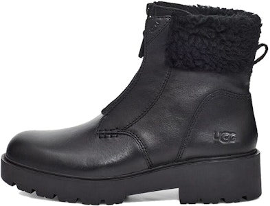 (W) UGG 短款拉链 皮革防水时尚黑色靴子 1121054-BLK Buy (W) UGG 短款拉链 皮革防水时尚黑色靴子 1121054-BLK