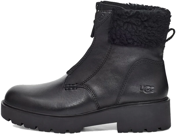 women-ugg-short-zip-fashion-waterproof-black-leather-1121054-blk