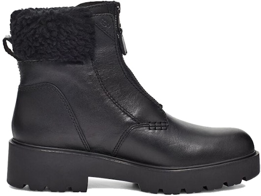 (Women) UGG Short Zip 'Fashion Waterproof Black Leather' 1121054-BLK Order (Women) UGG Short Zip 'Fashion Waterproof Black Leather' 1121054-BLK