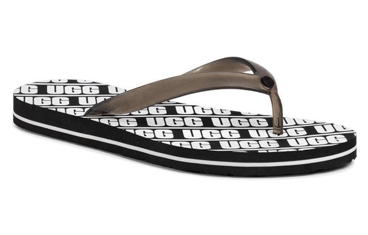 Lookbook (Women) UGG Simi Flip Flop 'Black Fashion' 1111058-BLK