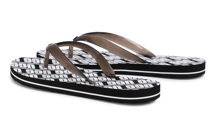 Purchase (Women) UGG Simi Flip Flop 'Black Fashion' 1111058-BLK