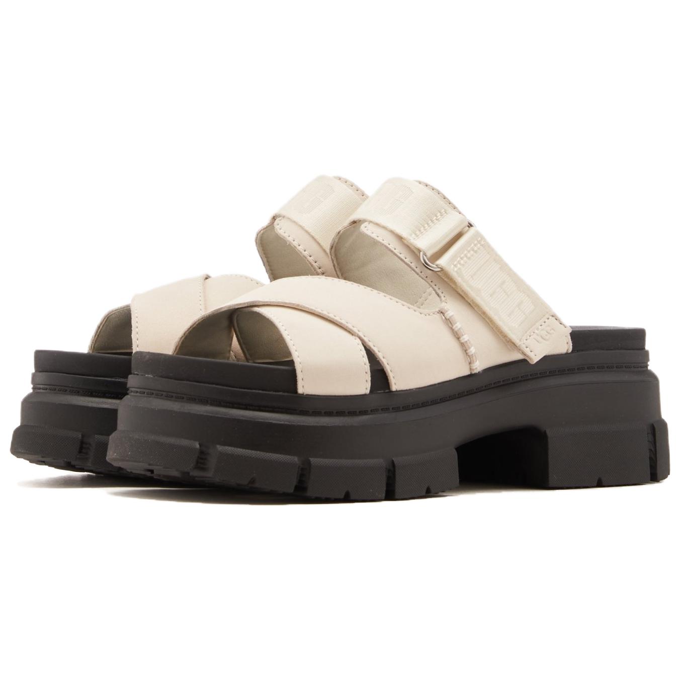 Lookbook (W) UGGスライド (ベージュプリント) 1136765-JSM