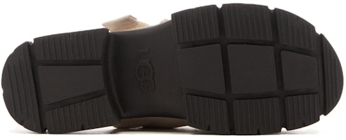 UGG 印花百搭简約 防滑防磨一字拖鞋 女款 米色 Details for UGG 印花百搭简約 防滑防磨一字拖鞋 女款 米色