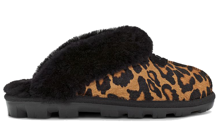(W) UGG Slide 'Black Leopard Print' 圖 2