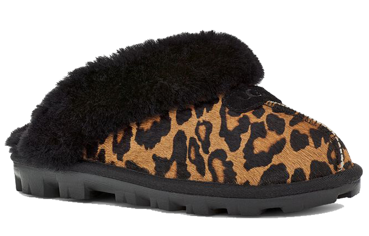 (W) UGG Slide 'Black Leopard Print' 圖 3