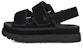 (W) UGG Slide 'Black Magic Tape Comfort' Hitam Sapuan Selesa 1141493-BLK