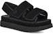(W) UGG Slide 'Black Magic Tape Comfort' Hitam Sapuan Selesa 1141493-BLK