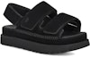 Lookbook (W) UGG Slide 'Black Magic Tape Comfort' Hitam Sapuan Selesa 1141493-BLK