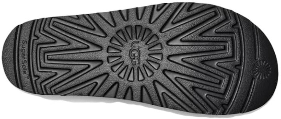 (W) UGG Slide 'Black Magic Tape Comfort' Hitam Sapuan Selesa 1141493-BLK Details for (W) UGG Slide 'Black Magic Tape Comfort' Hitam Sapuan Selesa 1141493-BLK