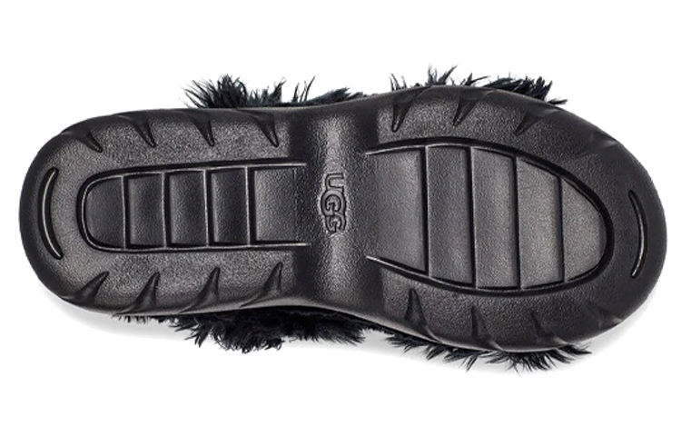 Details for (Women) UGG Slide 'Black Sheepskin Fur' 1119999-BLK