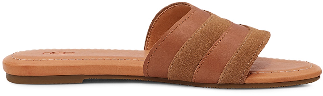 (W) UGG Sandal Kulit Coklat Nyaman 1128644-CLTHR Order (W) UGG Sandal Kulit Coklat Nyaman 1128644-CLTHR