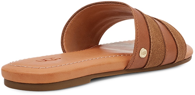 (W) Selipar UGG 'Kulit Coklat Selesa' 1128644-CLTHR Shop (W) Selipar UGG 'Kulit Coklat Selesa' 1128644-CLTHR