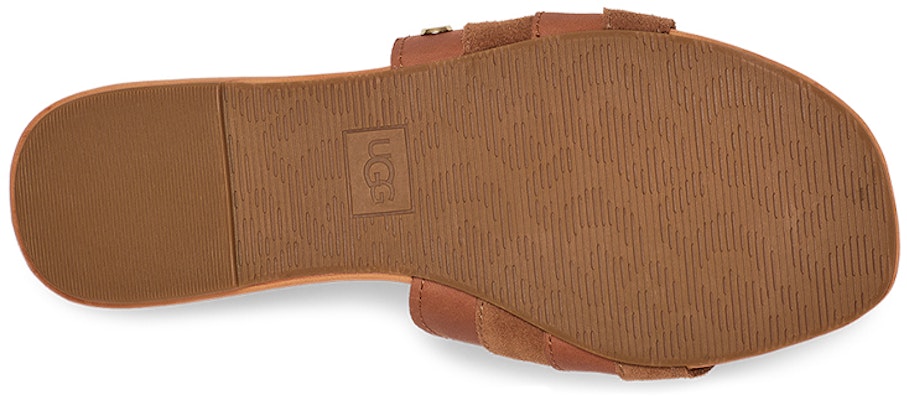 (W) Selipar UGG 'Kulit Coklat Selesa' 1128644-CLTHR Details for (W) Selipar UGG 'Kulit Coklat Selesa' 1128644-CLTHR