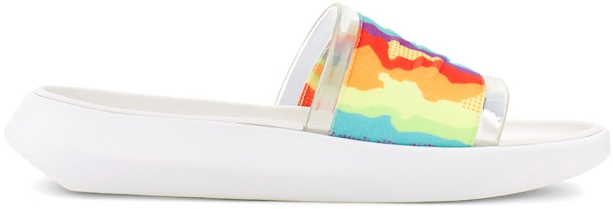 (W) UGG Slide Cali Collage Sandal Datar Wanita - Pelangi Garis-garis 1120001-RSTR Order (W) UGG Slide Cali Collage Sandal Datar Wanita - Pelangi Garis-garis 1120001-RSTR