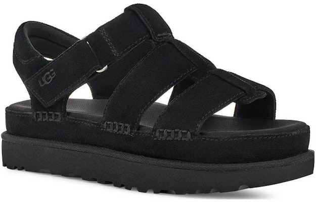 (Women) UGG Goldenstar Strap Platform Sandal 'Black' 1137890-BLK Order (Women) UGG Goldenstar Strap Platform Sandal 'Black' 1137890-BLK