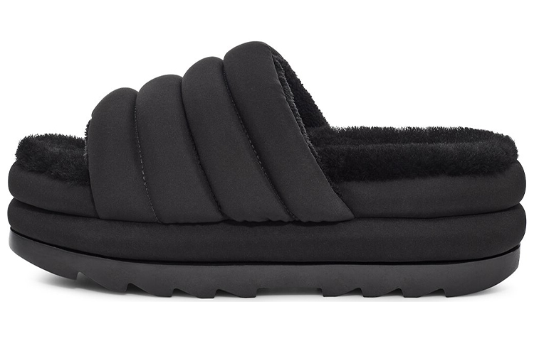 (Women) UGG Slide 'Fashionable Black Knit' 1126377-BLK