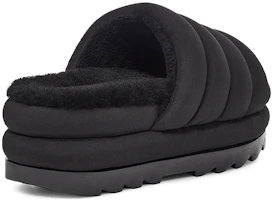 Shop UGG 織物 休閒舒適 時尚涼拖 女款 黑色
