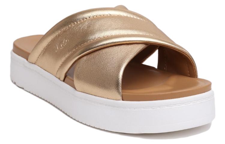 Order UGG 皮革 簡約舒適百搭 時尚涼鞋 女款 金色