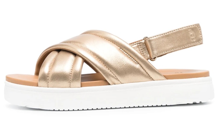 (Women) UGG Slide 'Golden Cross-Strap' 1142210-GOLD