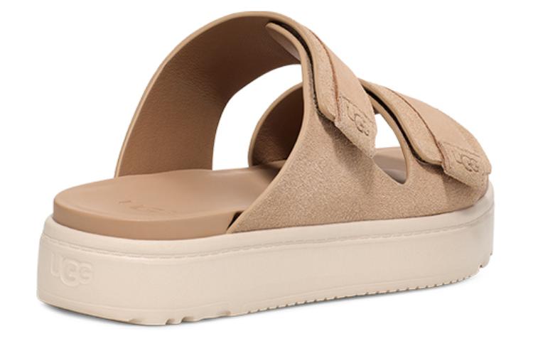 Lookbook UGG 舒適百搭 一字拖鞋 女款 淺棕色