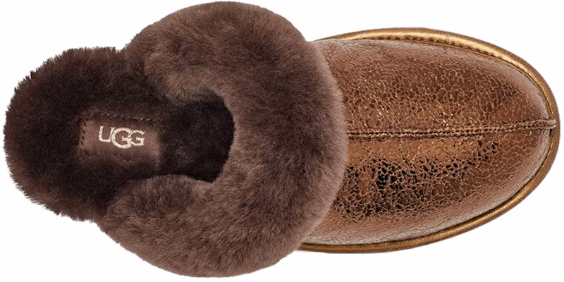 (W) UGG 메탈릭 가죽 슬라이드 (밤색) 1125394-BRZ Shop (W) UGG 메탈릭 가죽 슬라이드 (밤색) 1125394-BRZ