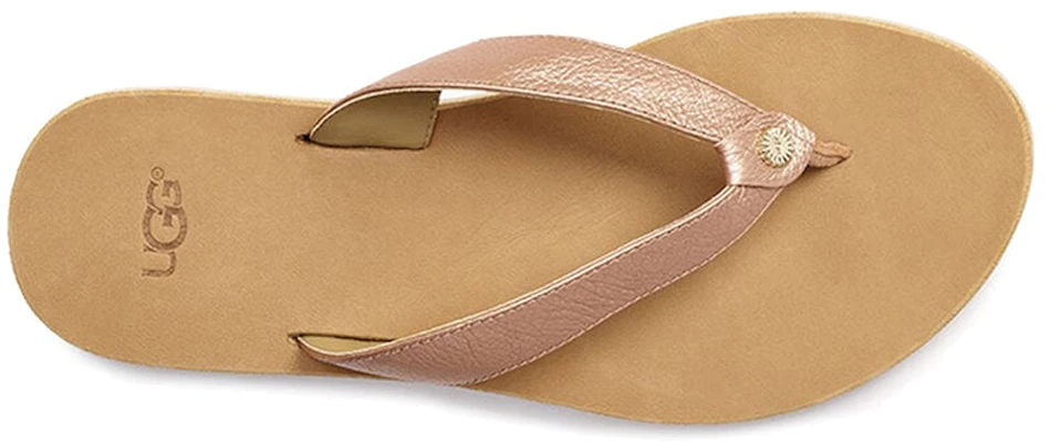 (W) UGG 拖鞋 '金属玫瑰金' 1091149-RGLD Shop (W) UGG 拖鞋 '金属玫瑰金' 1091149-RGLD