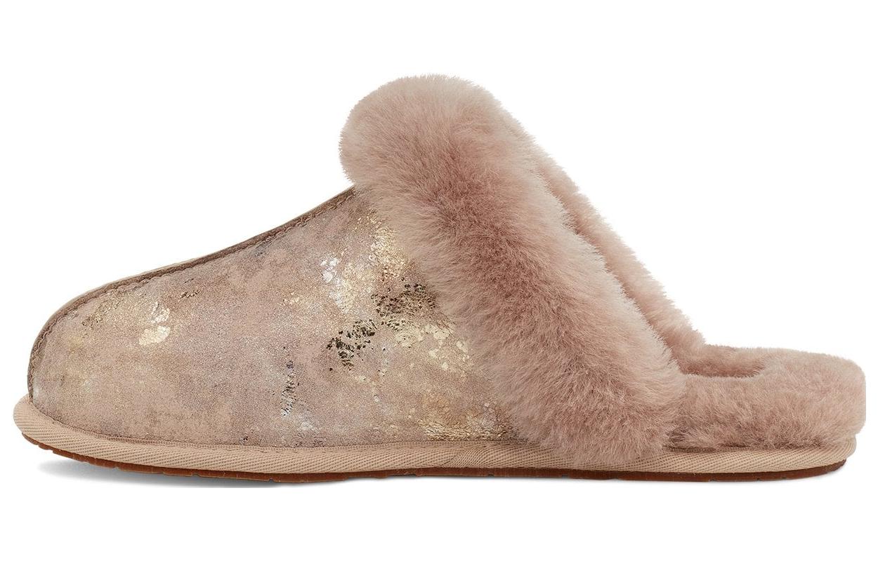 (Women) UGG Slide 'Pink Sheepskin Trim' 1123594-BCHW