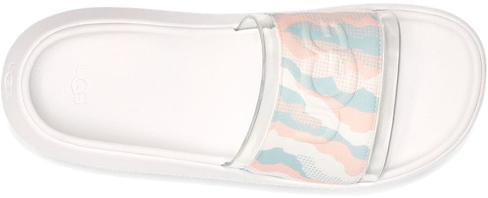 (Women) UGG Slide Cali Collage Slipper Rainbow Blue 1120001-PSTR Shop (Women) UGG Slide Cali Collage Slipper Rainbow Blue 1120001-PSTR