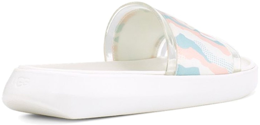 (Women) UGG Slide Cali Collage Slipper Rainbow Blue 1120001-PSTR Purchase (Women) UGG Slide Cali Collage Slipper Rainbow Blue 1120001-PSTR
