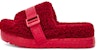 (W) UGG Fluffita Slide Merah Pita 1113475-RBRD