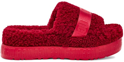 UGG 絨面 百搭舒適 時尚拖鞋 女款 紅 Order UGG 絨面 百搭舒適 時尚拖鞋 女款 紅