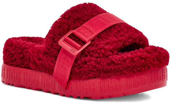 (Women) UGG Fluffita Slide Ribbon Red 1113475-RBRD Lookbook (Women) UGG Fluffita Slide Ribbon Red 1113475-RBRD