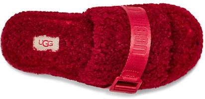 UGG 絨面 百搭舒適 時尚拖鞋 女款 紅 Purchase UGG 絨面 百搭舒適 時尚拖鞋 女款 紅