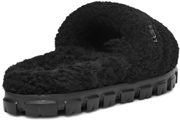 (Women) UGG Cozetta Curly Slide Black 1130838-BLK Shop (Women) UGG Cozetta Curly Slide Black 1130838-BLK