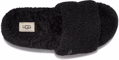 Purchase UGG 羊皮毛一體 簡約舒適 時尚涼拖 女款 黑色